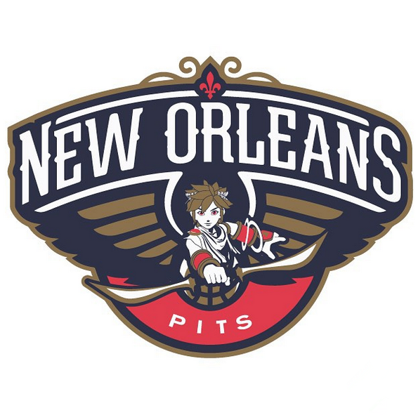 New Orleans Pits logo iron on heat transfer